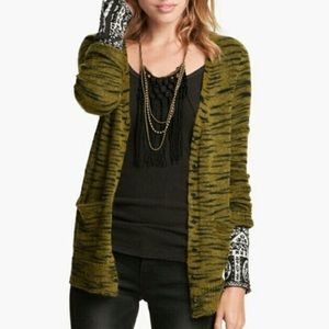 Free People Beach Tiger Stripe Cardigan